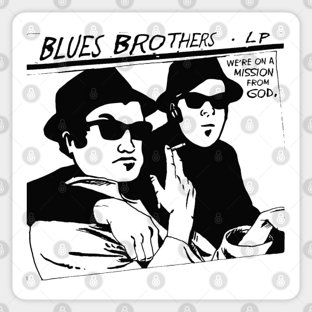Blues Brothers Goo Parody Sticker by darklordpug